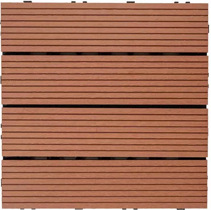 WPC dlaždica LEGI BASE 30 x 30 cm, chocolate