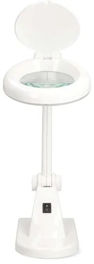 Nedis MAGLE1WT - LED stolná lampa s lupou LED/6W/230V biela