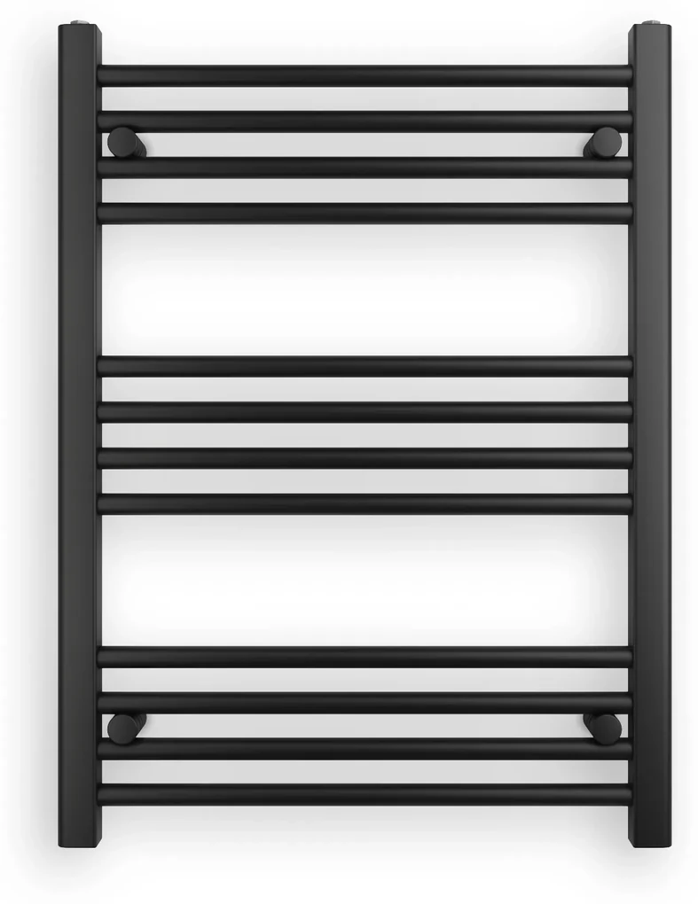Erga Puerto, vykurovacie teleso 800x600 mm, 384W, čierna matná, ERG-LAV-GRZE-BK-6080