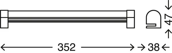 Briloner 2243-018 -LED Stmievateľné kúpeľňové osvetlenie zrkadla LED/8W/230V IP44