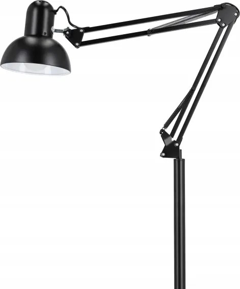Stojacia lampa 1xE27/40W/230V čierna