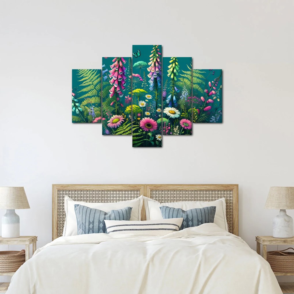 Obraz - Lúčne kvety (150x105 cm)