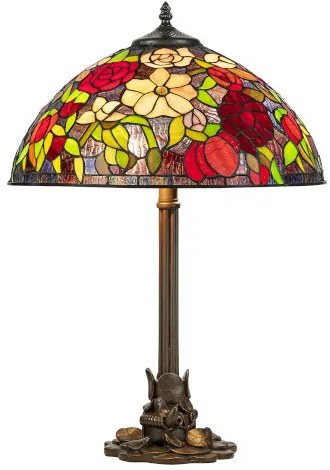 Stolná lampa Tiffany BLOOM CLASSIC 501 sklíčok 61*Ø40