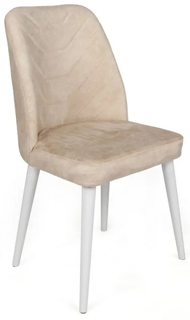 Sada jedálenských stoličiek Dallas Beige andWhite, 4 ks
