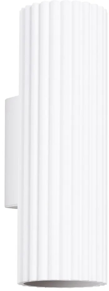 Biele nástenné svietidlo Gleam – Sollux