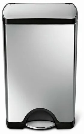 Simplehuman Obdĺžnikový pedálový kôš 38 l, oceľ