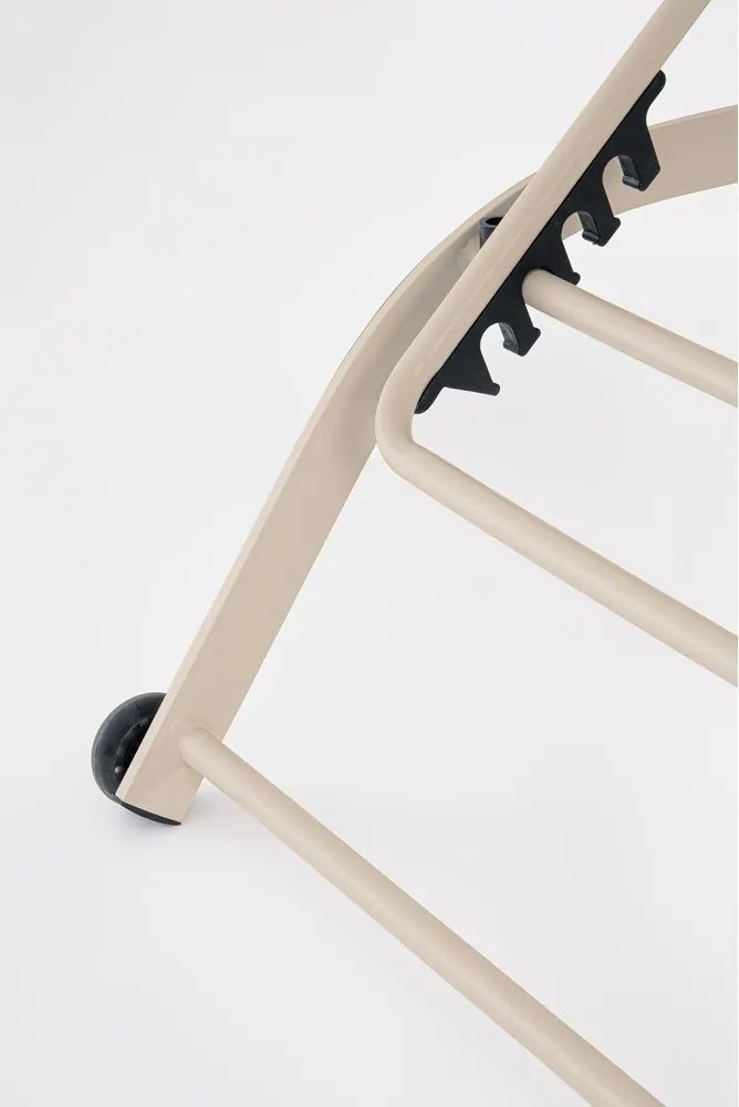 Kovové záhradné ležadlo v prírodnej farbe Taylor – Bizzotto