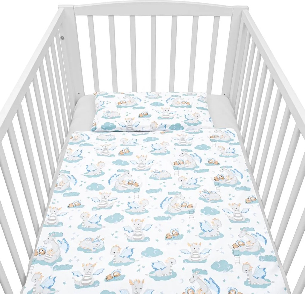 2-dielne posteľné obliečky New Baby Dráčik 90/120 cm
