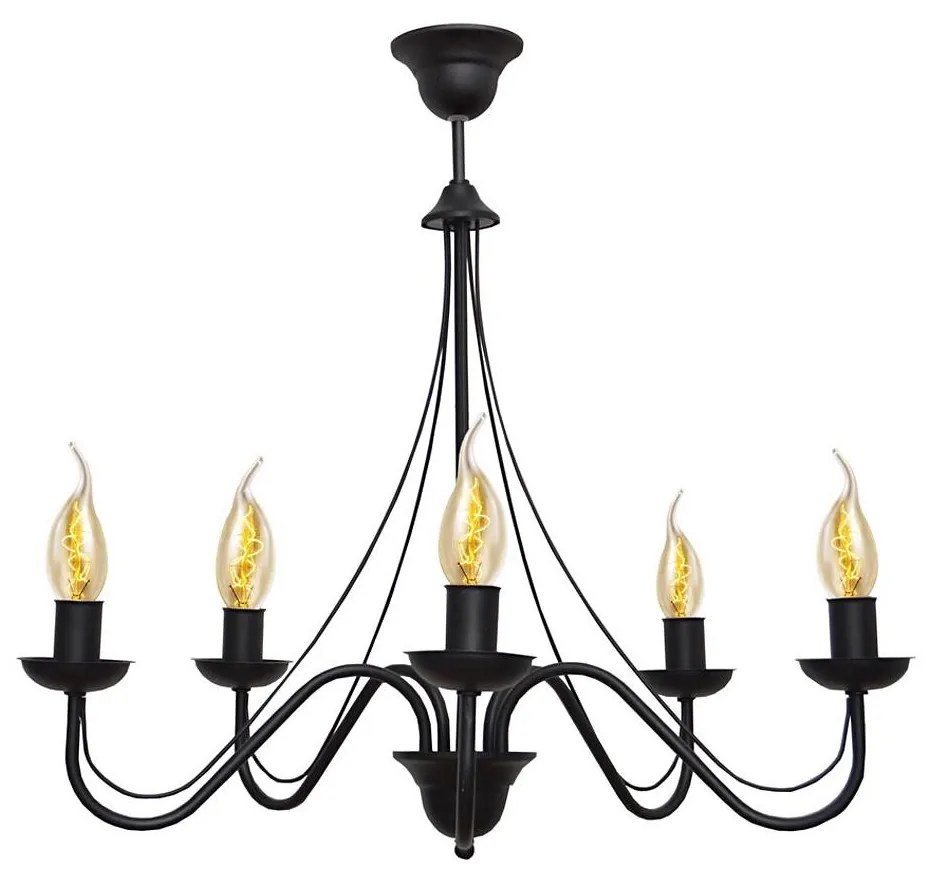 Luster na lanku MALBO II 5xE14/10W/230V