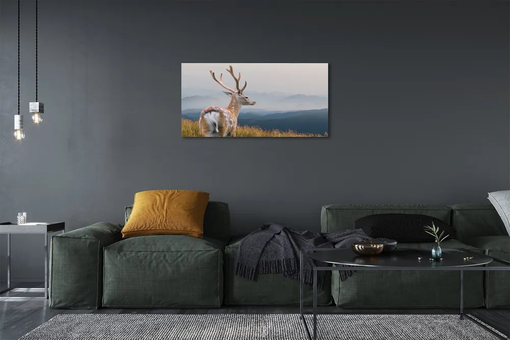 Obraz na plátne jeleň hory 140x70 cm