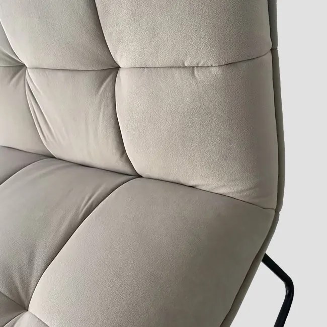 Kreslo NELOX zamatové sivé 746314