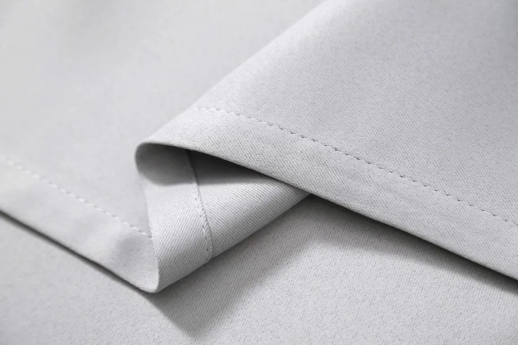 Záves OXFORD LIGHT 140x250 cm, svetlosivý Zavesenie: Riasiaca páska