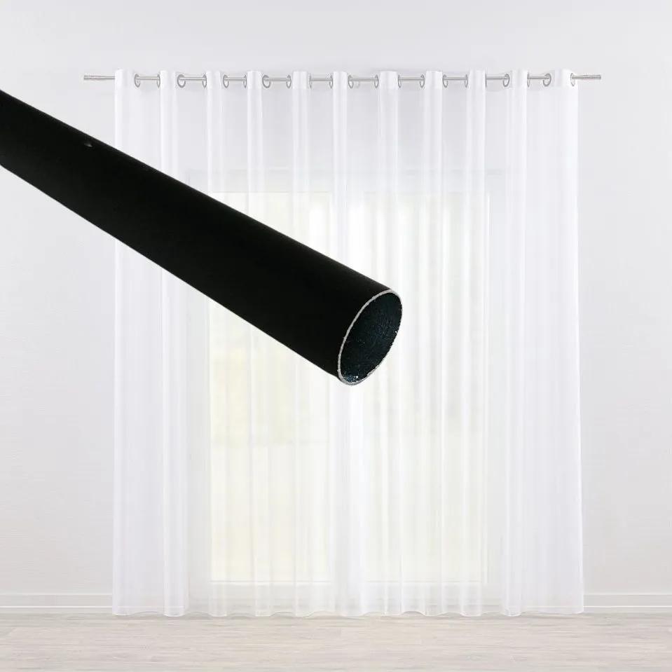Dekorstudio Záclonová tyč ø19mm - čierna matná Dĺžka: 120cm