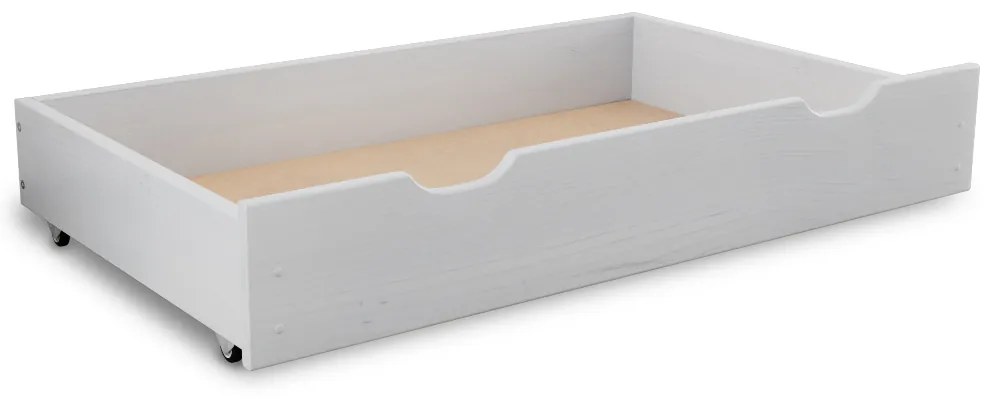Úložný box pod posteľ 150 cm, biely