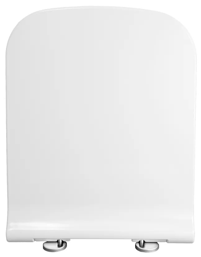 Gamma Viana, toaletné WC sedátko 418(467)x444mm z duroplastu s pomalým zatváraním, biela, ERG-GAM-D6