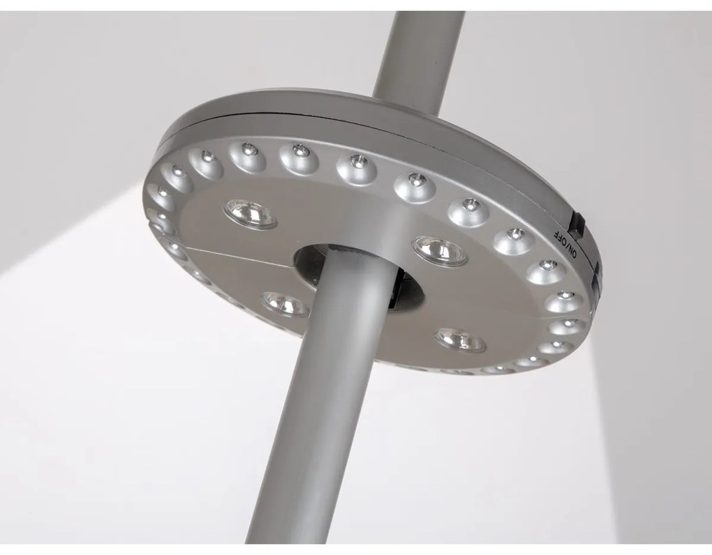 Happy Green Světlo na slunečník 4 + 20 LED