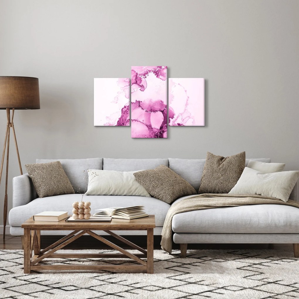 Obraz - Ružový dekor (90x60 cm)