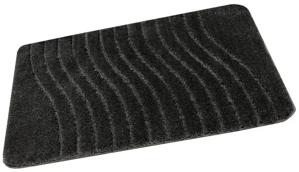 Kúpeľňový koberček Sara čierny, vlny