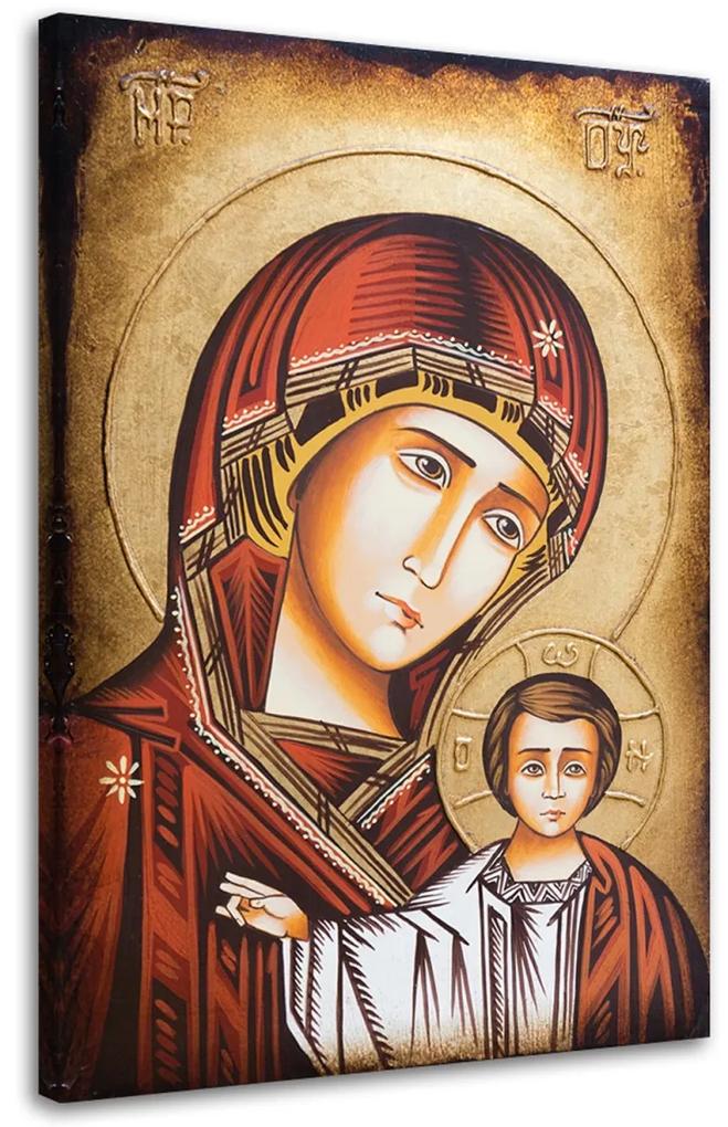 Obraz na plátně RELIGIÓZNÍ Ikona Panny Marie ze Segovie - 60x90 cm