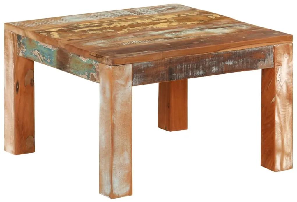 Konferenčný stolík 55x55x35 cm masívne recyklované drevo 350322