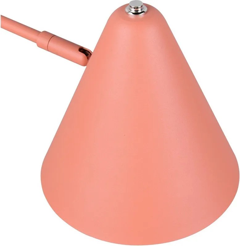 Oranžová stolová lampa s ohýbateľnou konštrukciou (výška 50,5 cm) Cosima – Trio
