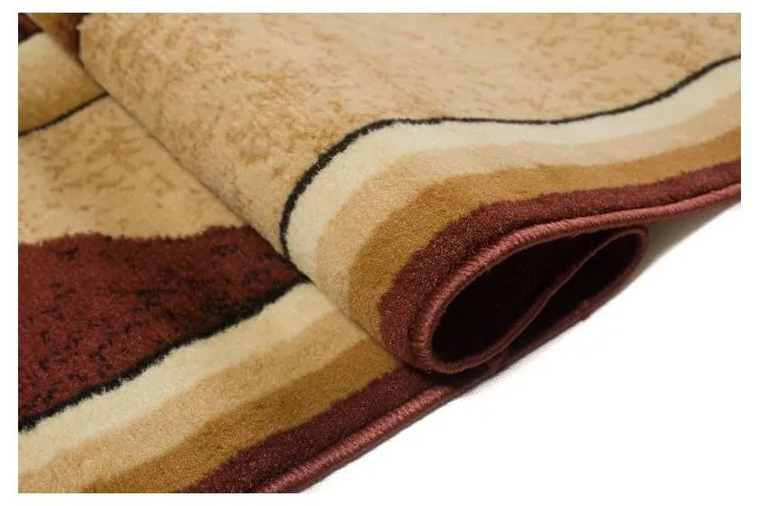 Kusový koberec PP Foglio hnedý 250x350cm
