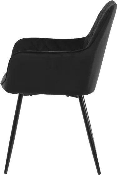 Jedálenská stolička čierna DCH-215 BK4