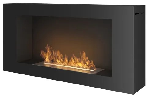 InFire - Nástenný BIO krb 44x91 cm 3kW čierna