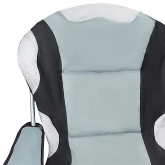 Malatec 2300 Záhradná a kempingová stolička čalúnená šedá