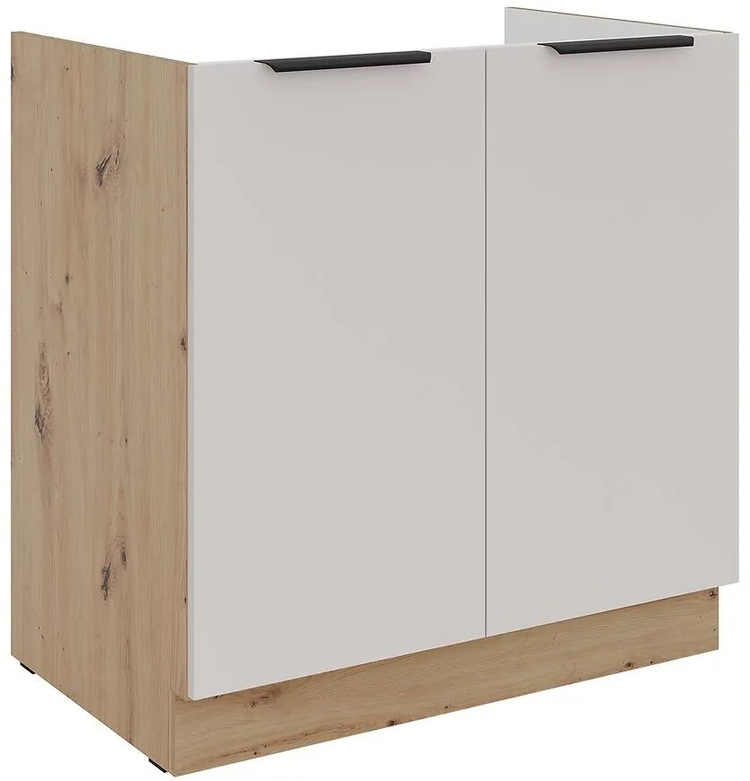 Kuchynská skrinka Solea cashmere/artisan 80ZL 2F BB