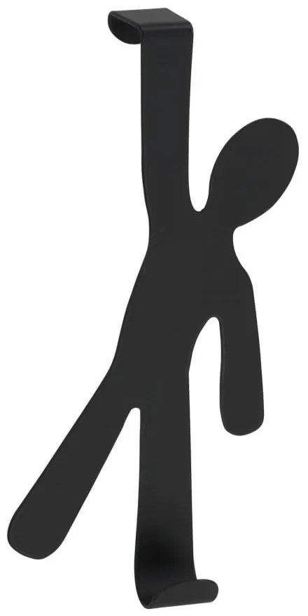 Čierny závesný háčik na dvere Wenko Hook Boy