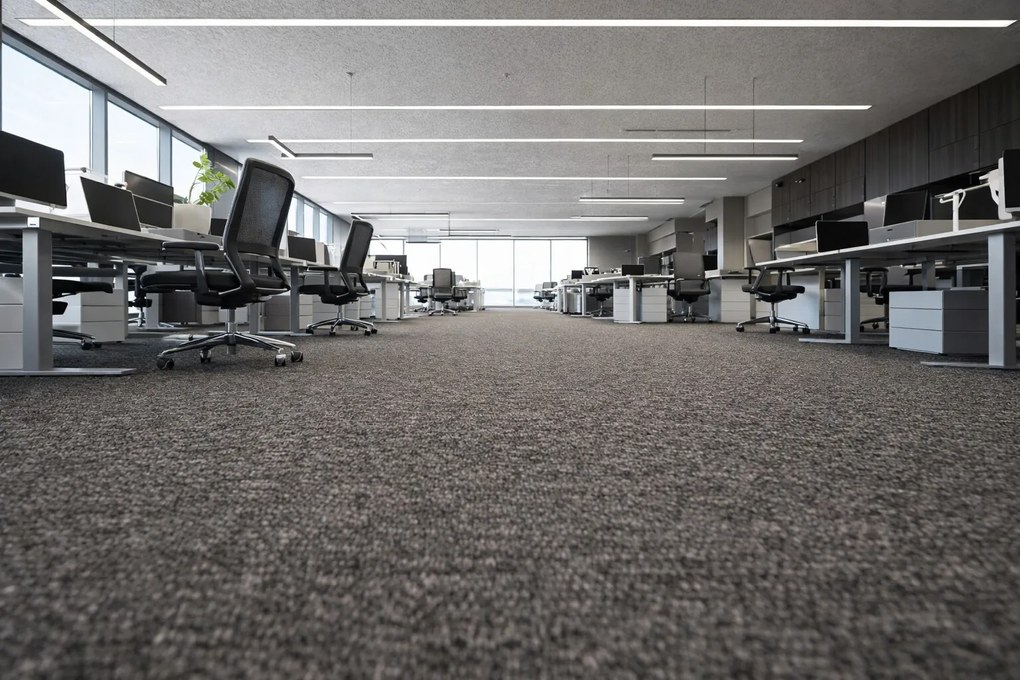 Associated Weavers, Koberec metráž Medusa 40, na mieru, šíře 4m, hnedá, ab (mriežka), chodba / predsieň