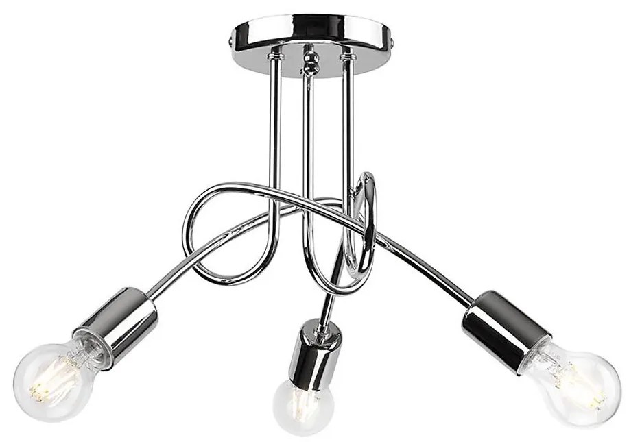 Prisadený luster CAMILLA 3xE27/60W/230V