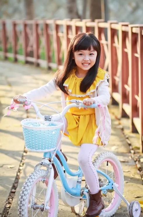 RoyalBaby Star Girl RB16G-1 16&quot; detský bicykel modro-biely 2022