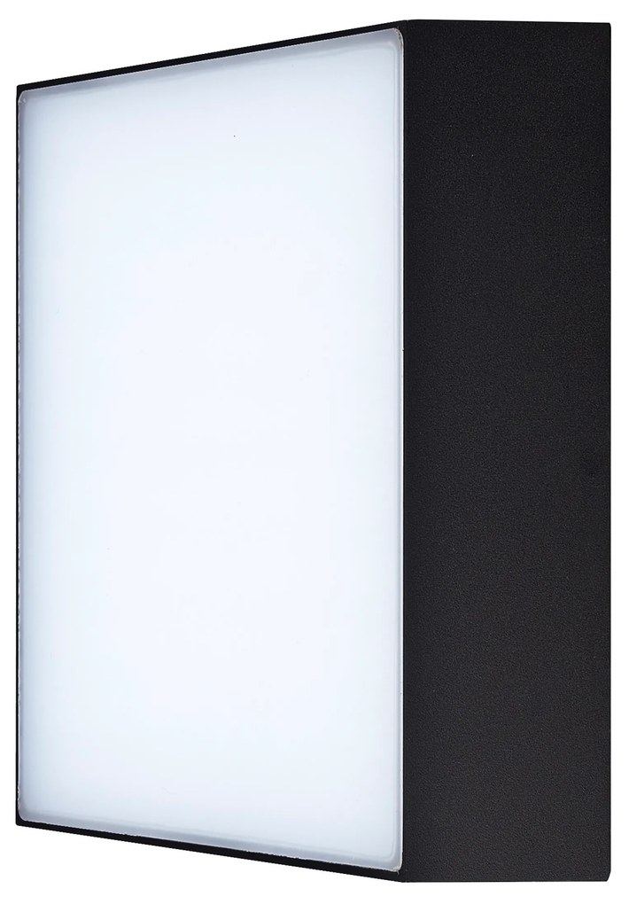 LED vonkajšie stropné svietidlo Casper Square 3000K čierne