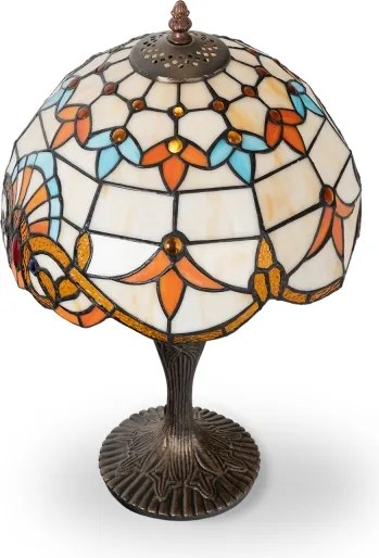 Brilagi - Tiffany vitrážová stolná lampa MIRABELLA 1xE27/60W/230V