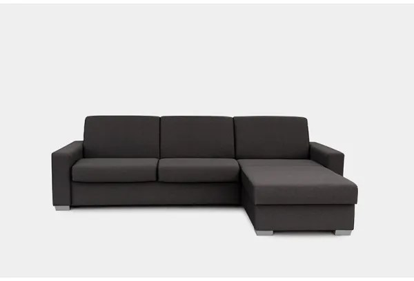 Rozkladacia rohová sedacia súprava LEKA pr. hnedá s úložným priestorom