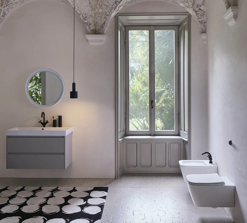 GSI GSI, NUBES bidet závesný 55x35 cm, ExtraGlaze, 9665111