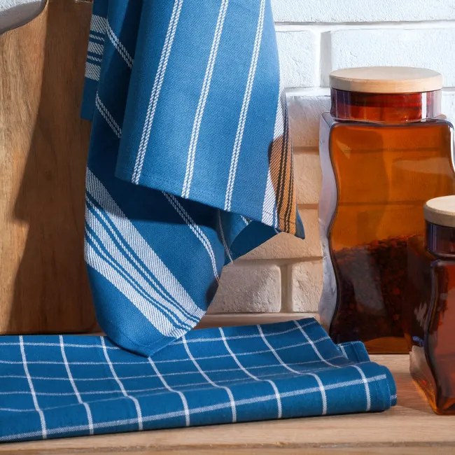 Sada kuchynských utierok RUBI modrá