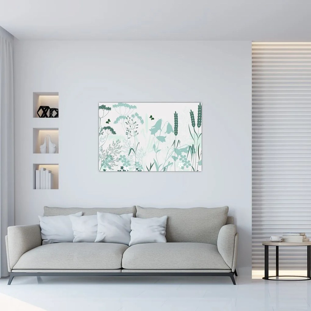 Obraz - Lúka vektor (90x60 cm)