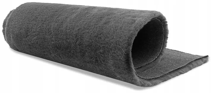 Dekorstudio Kožušinový koberec OSLO - tmavo sivý Rozmer koberca: 60x120cm