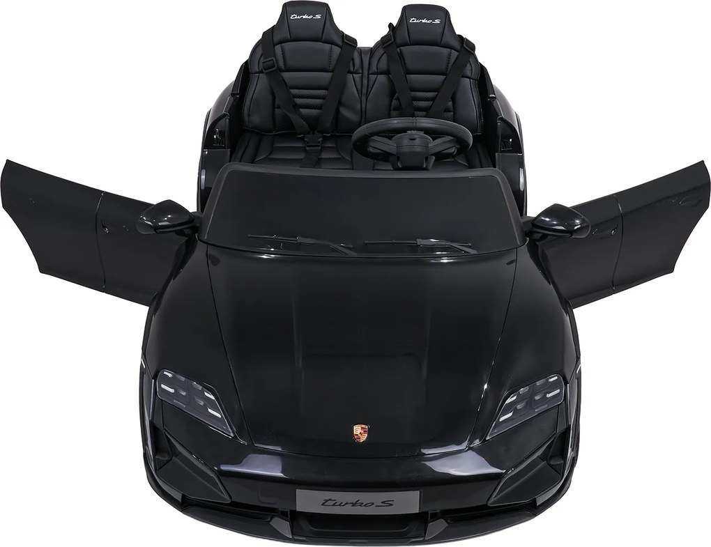 Ramiz Porsche Taycan Turbo S vozidlo Čierna