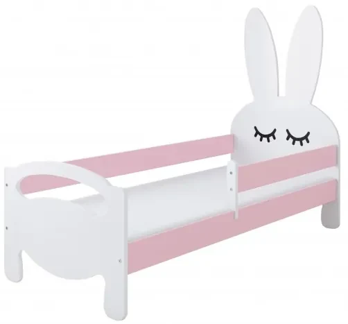 Detská posteľ BUNNY, ružová