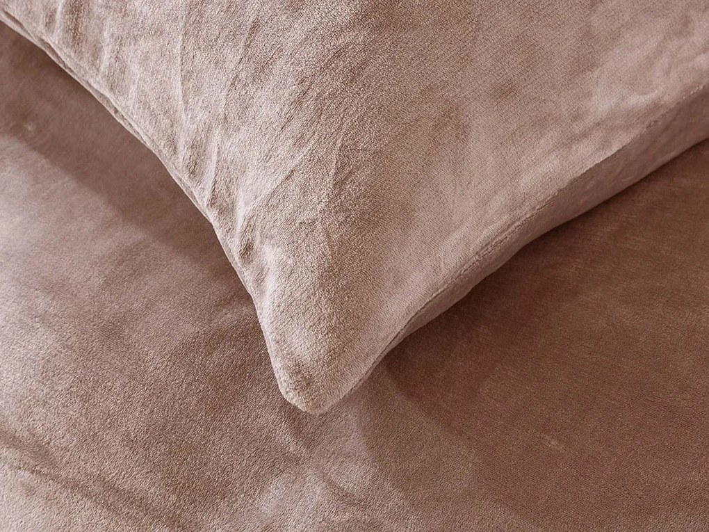 XPOSE® Mikroplyšové JORGA - hnedé