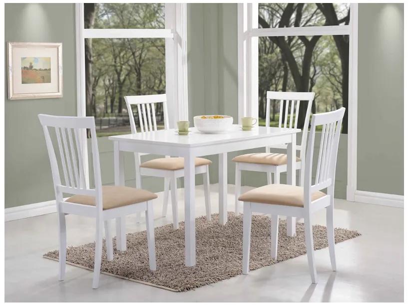 Jedálenský stôl FIORD biela stoly: 74 x 70 x 110 cm