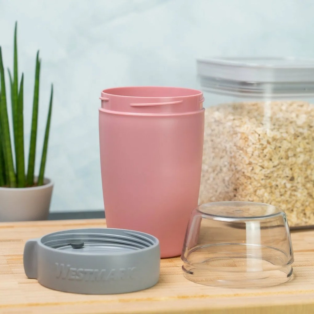 Westmark Dvojdielna dóza na desiatu, 700 ml, ružová, S