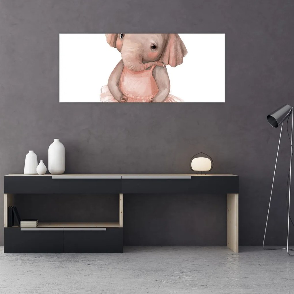 Obraz - Akvarelové zvieratko N⁰5 (120x50 cm)