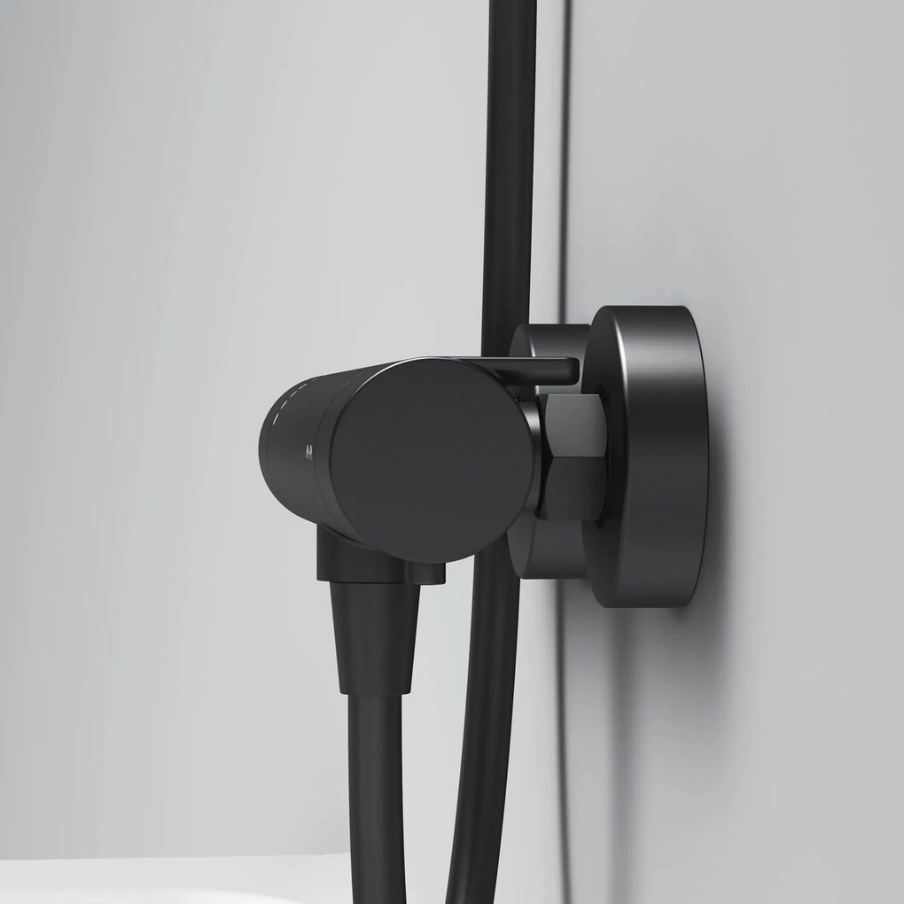 Sprchová batéria AM.PM X-Joy FXA40022 termostat, čierna