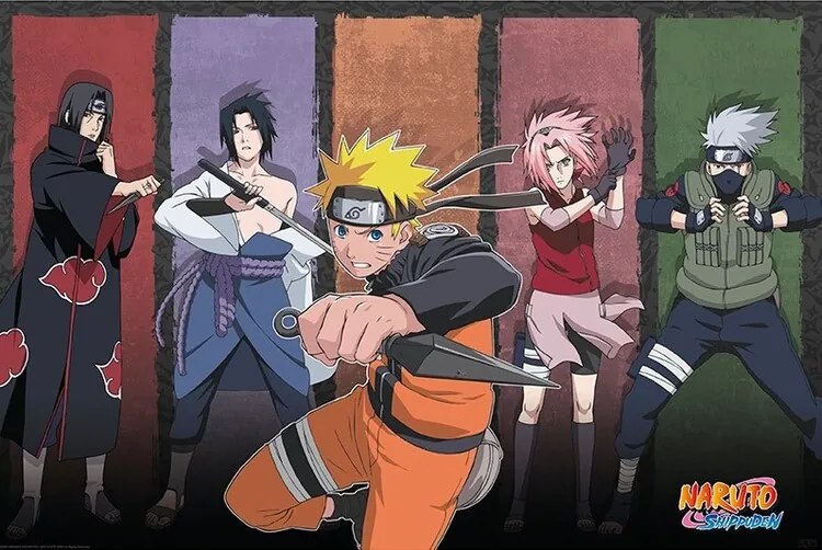 Plagát, Obraz - Naruto Shippuden - Naruto & Allies