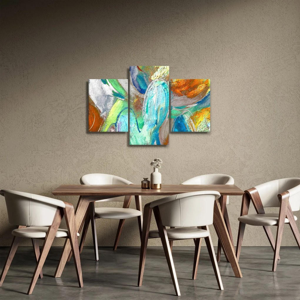 Obraz - Farebná abstrakcia (90x60 cm)